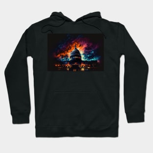 United States Capitol Building Hoodie